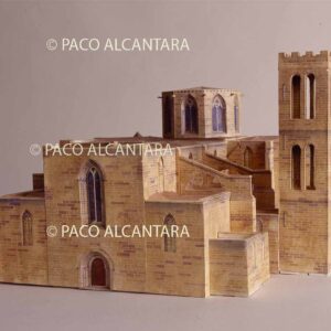 Maqueta docentista de la catedral (1262-1330). En proceso de ejecución.