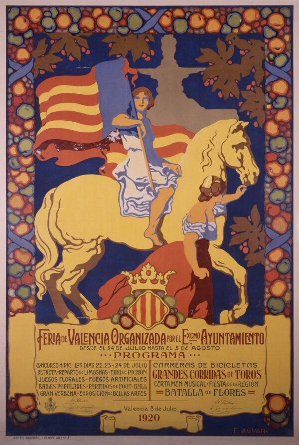 Cartel Feria de Julio de 1920.